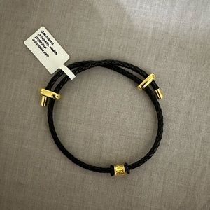 24k Mantra Adjustable Yarn Bracelet